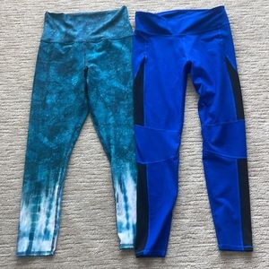 Lot of four pairs of leggings